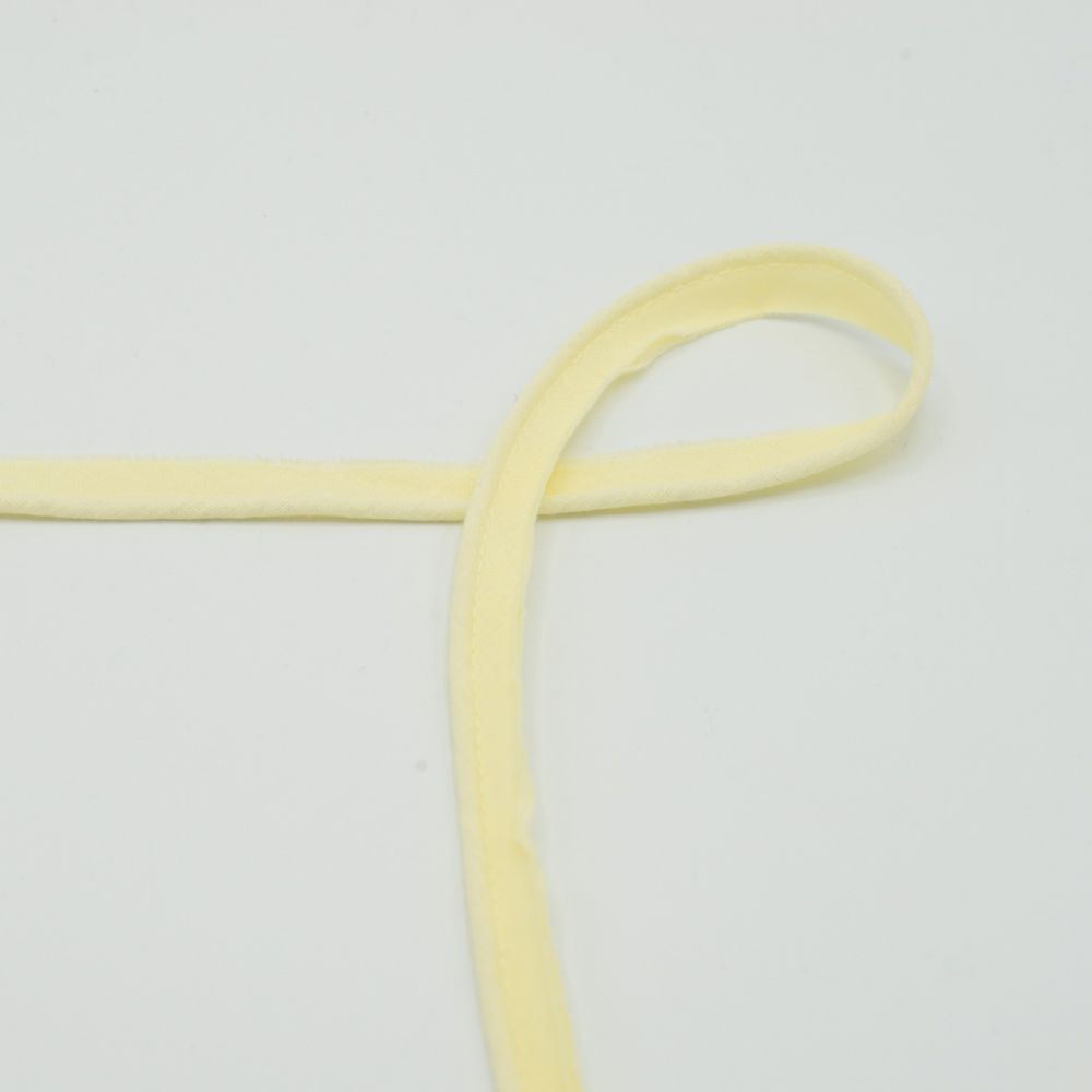 Paspelband | Baumwolle | 15 mm breit | light yellow