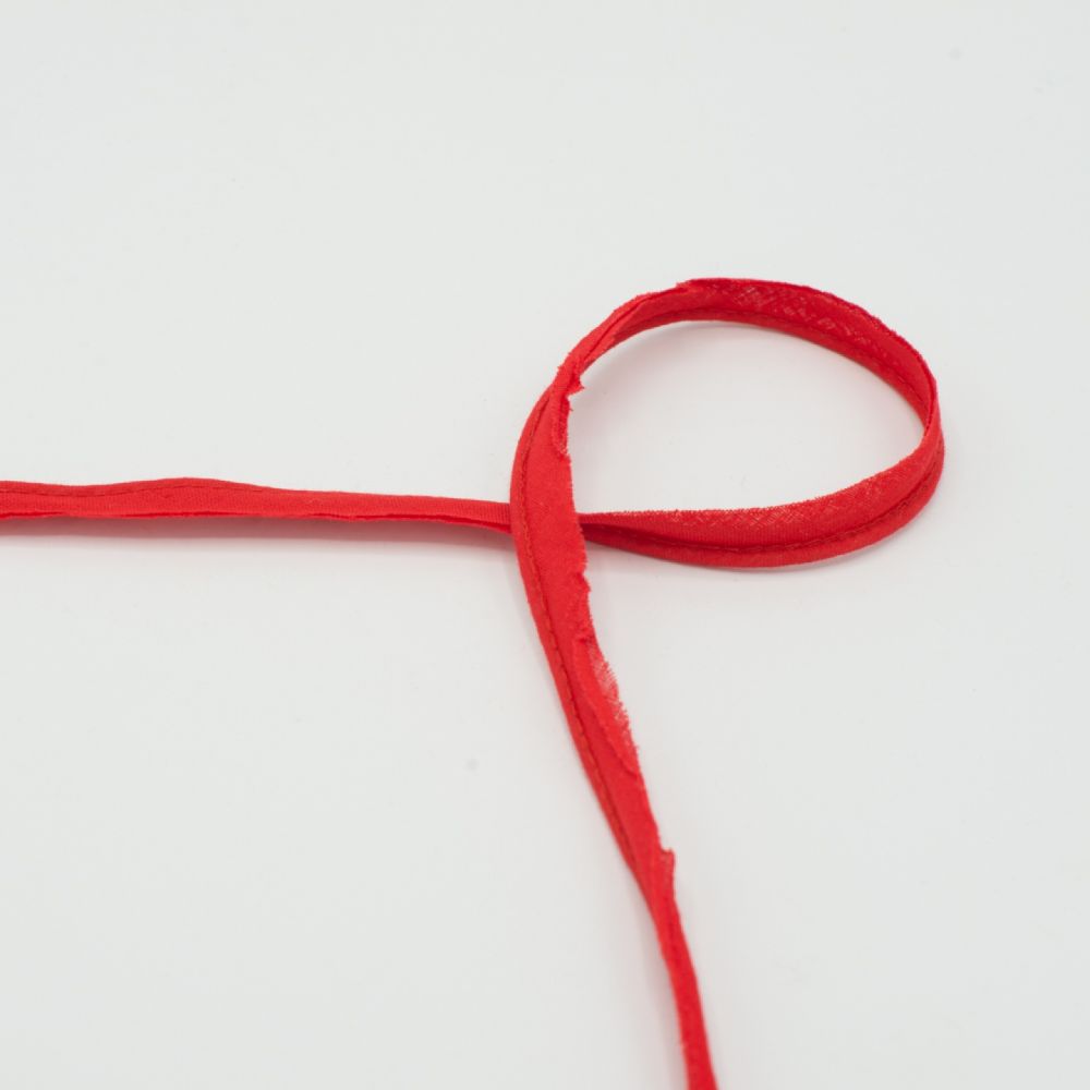 Paspelband | Baumwolle | 15 mm breit | rot