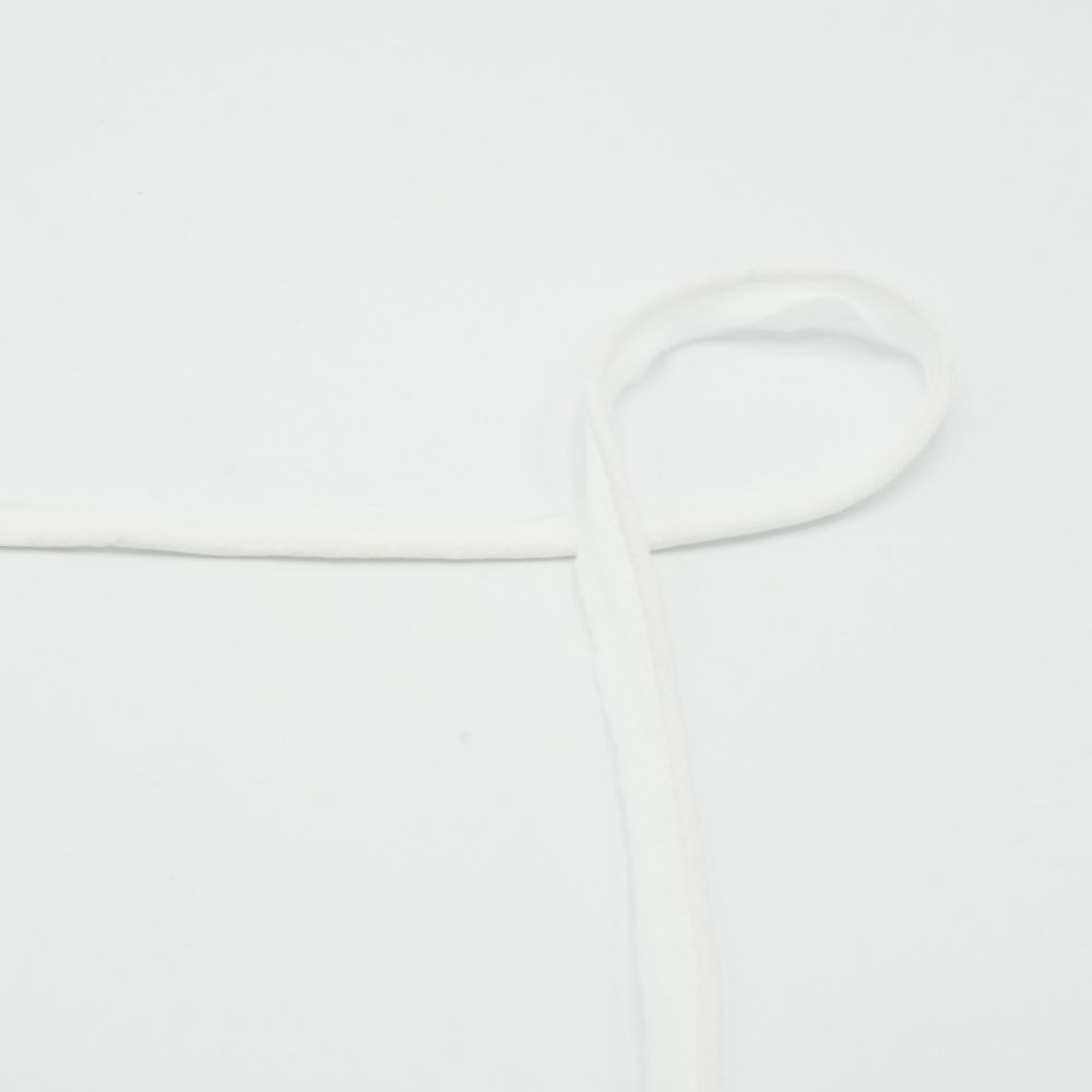 Paspelband | Baumwolle | 15 mm breit | weiß