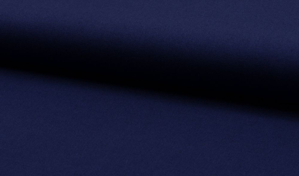 Canvas uni | 100 % Baumwolle | 210 g/m2 | 150 cm breit | Ökotex | navy