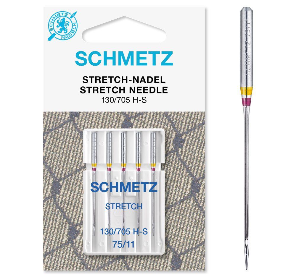 Schmetz Stretch-Nadeln 130/705 H-S | 75/11 | Box mit 5 Stück