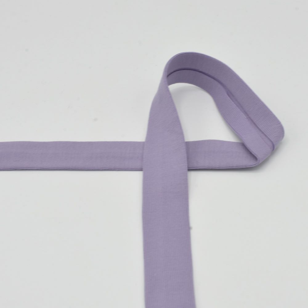 Schrägband Jersey | 20 mm | uni | dusty lilac