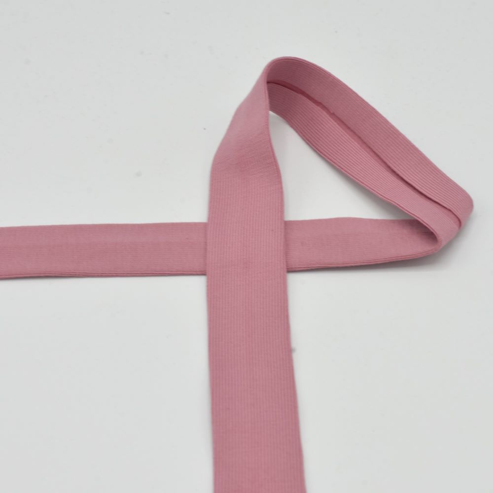 Schrägband Jersey | 20 mm | uni | old pink