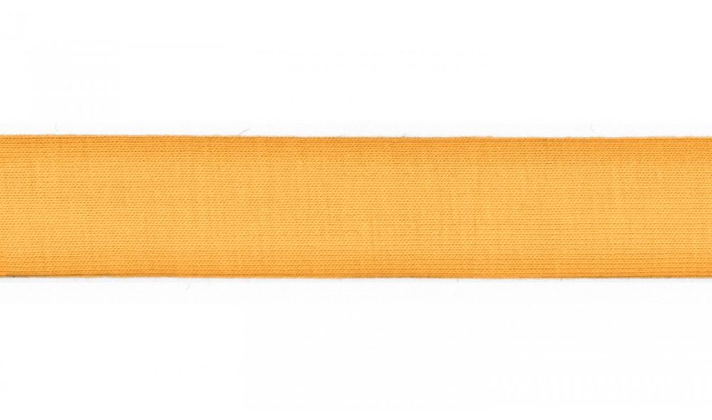 Schrägband Jersey | 20 mm | uni | yellow