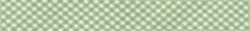 Schrägband von Westfalenstoffe | Vichy Karo | hellgrün-weiß