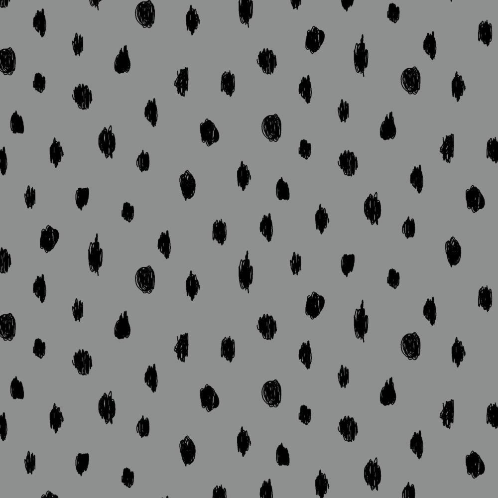 Bio Soft Sweat DOTS | grey | Ökotex | ab 50 cm