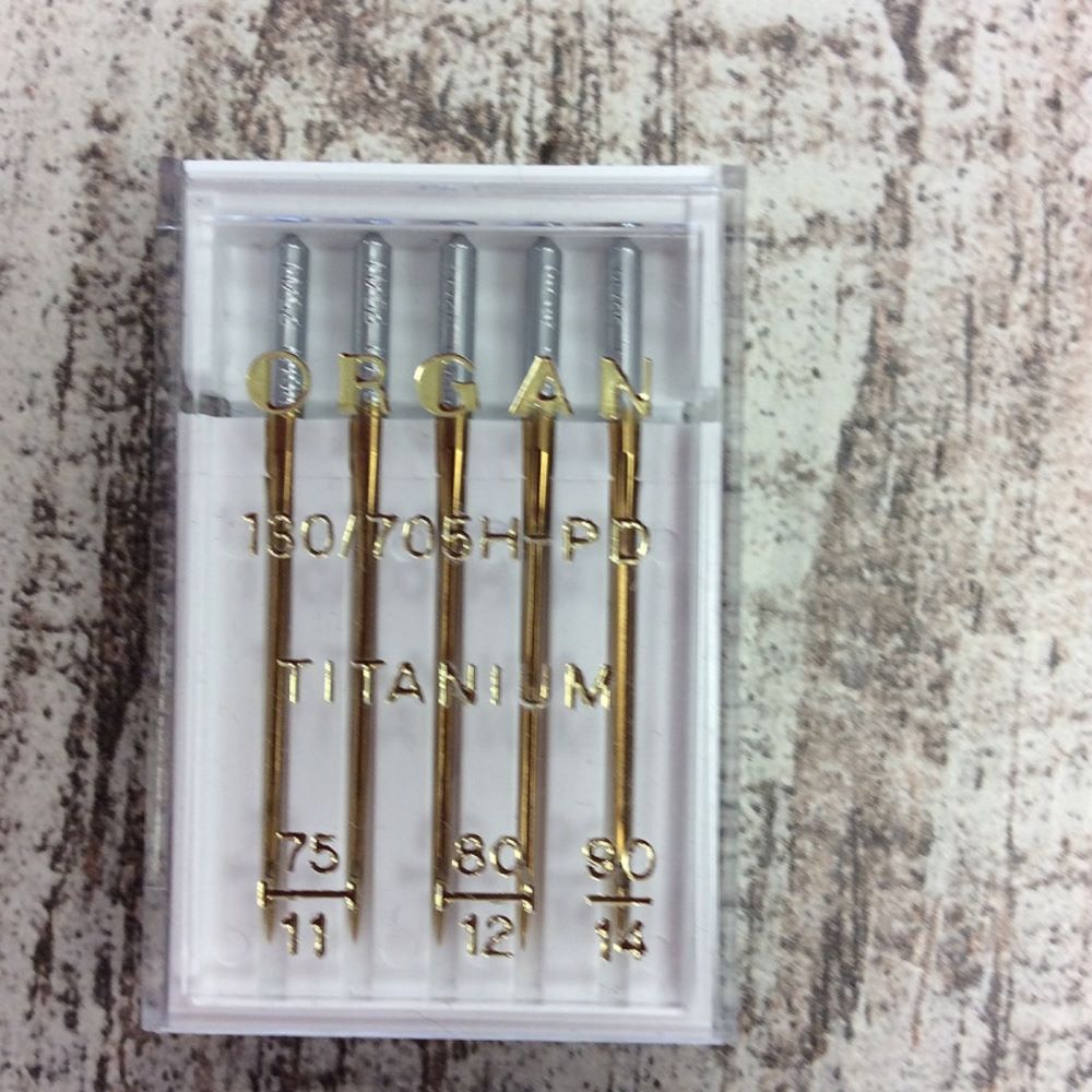 Organ Nähmaschinen-Nadeln Titan Box á 5 Stück