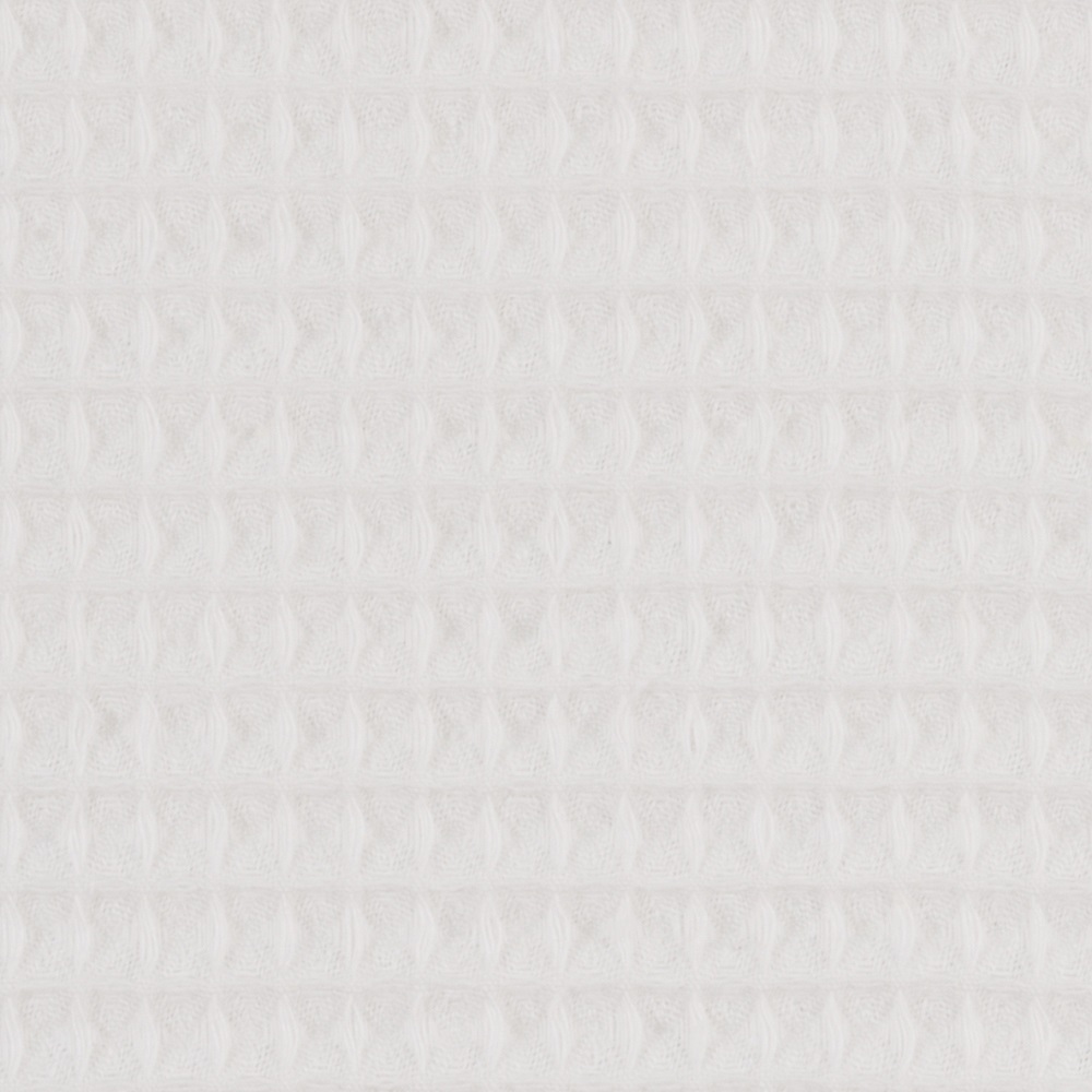 Waffel-Pique NELSON weiß | Ökotex | ab 50 cm 2