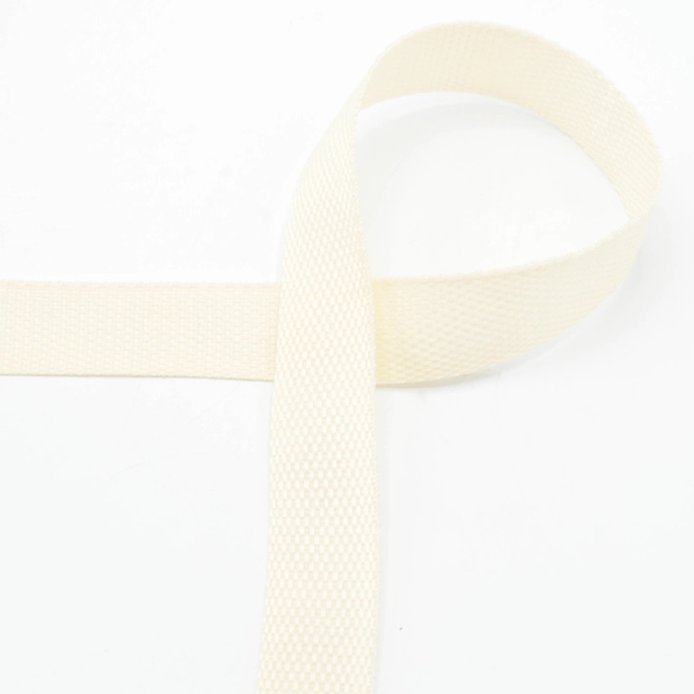 Taschengurtband Polyester 25 mm | offwhite