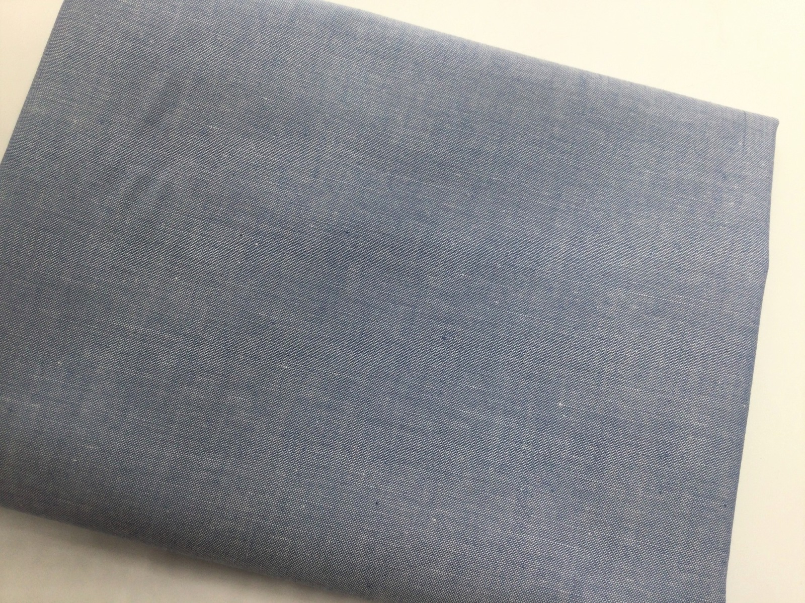 35 cm REST Baumwollstoff | Garngefärbte Popeline | Yarn dyed popelin | Ökotex | blue 2