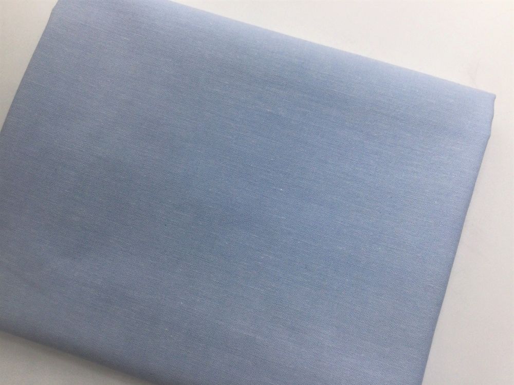 Baumwollstoff | Garngefärbte Popeline | Yarn dyed popelin | Ökotex | light blue 2