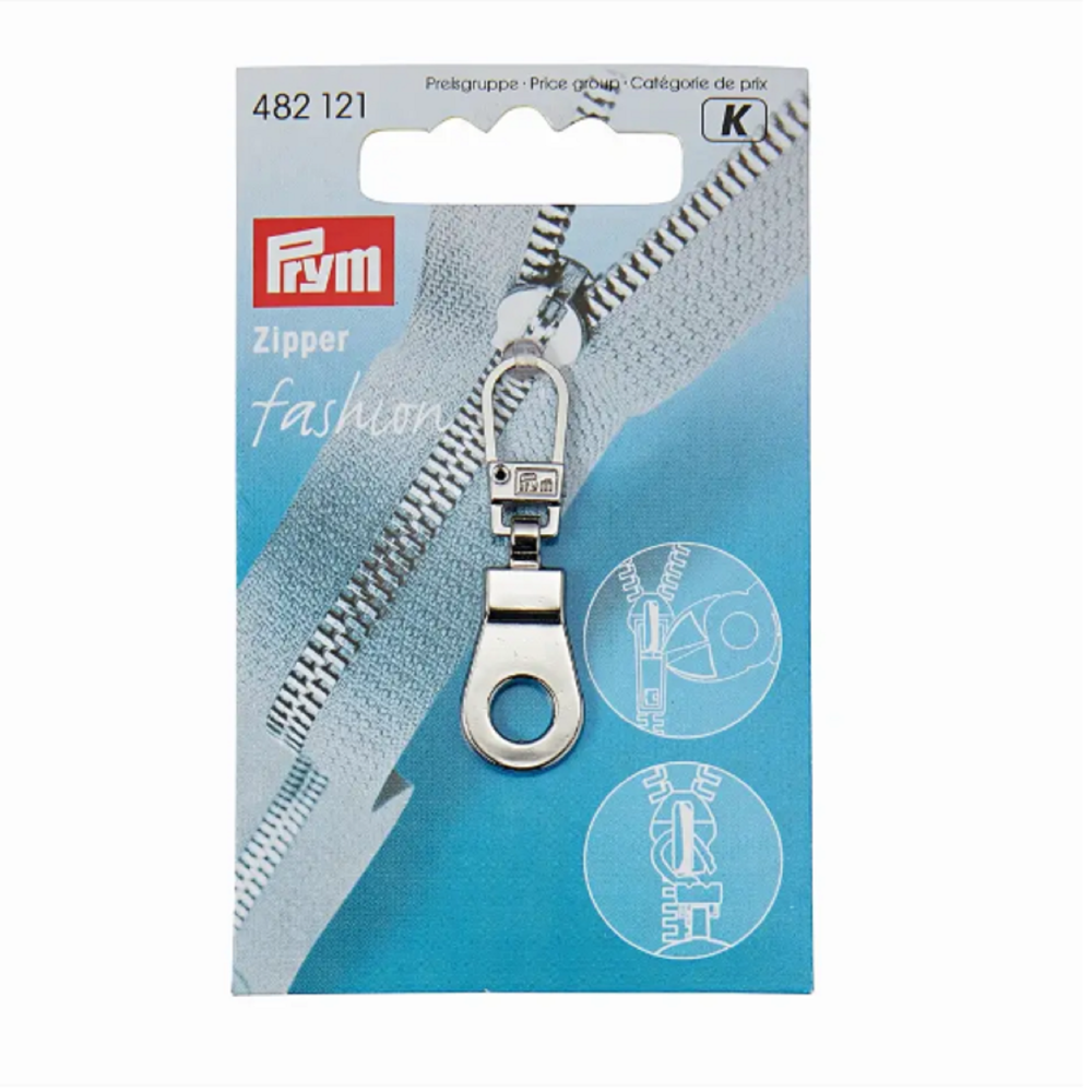 Fashion-Zipper, Öse, silberfarbig | Prym 482121
