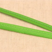 Satin Paspelband uni 10 mm | hellgrün
