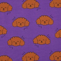 Soft Sweat DOGS | purple | by Poppy | Ökotex 3