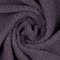 Teddy Teddystoff | Teddyplüsch | Boucle-Optik | purple | ab 50 cm 2