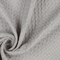 Soft Waffel | Waffelpique | Waffelstoff | light grey | Ökotex | ab 50 cm
