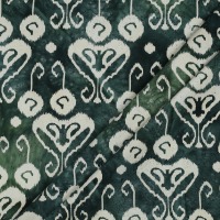 Unique Crafted Batik Cotton | emerald