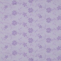 Baumwoll-Voile mit Stickerei | FLOWERS | lilac 3