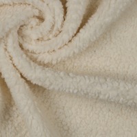 Baumwoll-Teddy | Teddy-Plüsch | 90 % Baumwolle 10 % Polyester | 300 g/m2 | natural