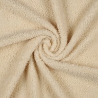 Baumwoll-Teddy | Teddy-Plüsch | 90 % Baumwolle 10 % Polyester | 300 g/m2 | beige 2