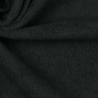 Leichter Baumwollfleece | Sherpa | Ökotex | dark grey 2