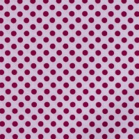 Baumwollpopeline KIM | Punkte | grau-pink | Ökotex 2