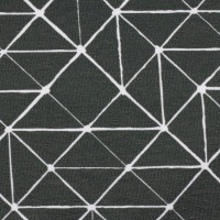 54 cm REST THEO Jersey Baumwolle, abstrakte Linien, dunkles grau-grün 2