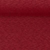 33 cm REST Jacquard Jersey PRAG mit Slub-Effekt | burgundy | Ökotex