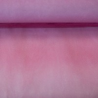 Tüll | weicher Tüllstoff | OMBRE | Farbverlauf | fuchsia/pink/rosa 2