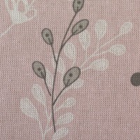 Canvas | Dekostoff | TONI | Blütenstängel, grau/creme/rosa 2