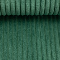 Cord-Samt WANJA | grob gerippter Cord-Samt | für Homedeko &amp; Bekleidung | smaragdgrün