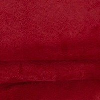 Plüsch | Wellness Fleece | Kuschelfleece | für Decken &amp; Kissen | rot