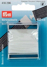 Gürtelschnalle, 40 mm, silberfarbig, matt | Prym 416296