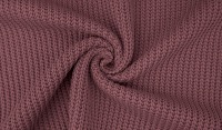 Big Knit | Grobstrick | Strickstoff | Baumwolle | Ökotex | aubergine | ab 0,5 m
