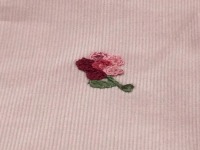 Babycord Feincord EMBROIDERY | by Poppy | rose 3