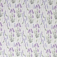 Baumwollstoff Webware | TOM | Lavendel | weiß-lila | Ökotex | ab 50 cm 2