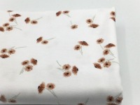 Bio Baumwolljersey Watercolor | Small Flowers | white | Ökotex | ab 50 cm 2
