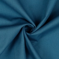 Baumwollstoff Popeline Cotton | uni | Ökotex | by Poppy | blue