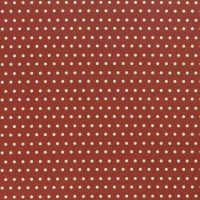 Beschichtete Baumwolle LEONA | Punkte 6 mm | terracotta 3