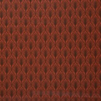 Beschichtete Baumwolle LEONA | Blätter | terracotta 3