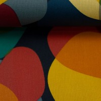 Beschichtete Baumwolle LEONA | Mosaik, bunt 2