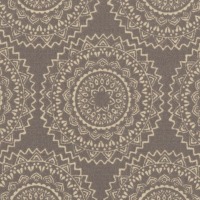 Beschichtete Baumwolle LEONIE | Ornamente | dunkelgrau-weiß 2