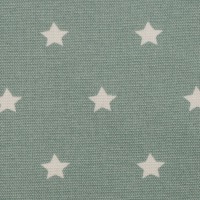 39 cm REST Beschichtete Baumwolle MELUNA | Sterne 1 cm | smaragd 2