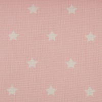 Beschichtete Baumwolle MELUNA | Sterne 1 cm | zartrosa 2