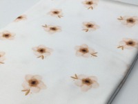 Bio Baumwolljersey SWEET FLOWER | weiß | Ökotex | ab 50 cm 2