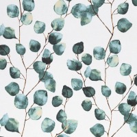 Dekostoff EMMA | Leinenoptik | Eukalyptus | weiß | ab 50 cm
