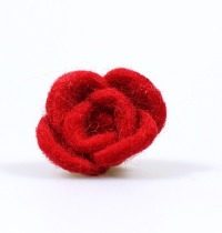 Rosenblüte aus Filz | 5 Farben 3