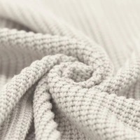 35 cm REST Big Knit | Grobstrick | Strickstoff | Baumwolle | Ökotex | ecru