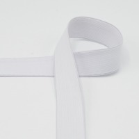 Gummiband 40 mm breit | weiß
