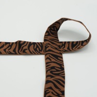 Gummiband 40 mm breit | Zebra, braun 2